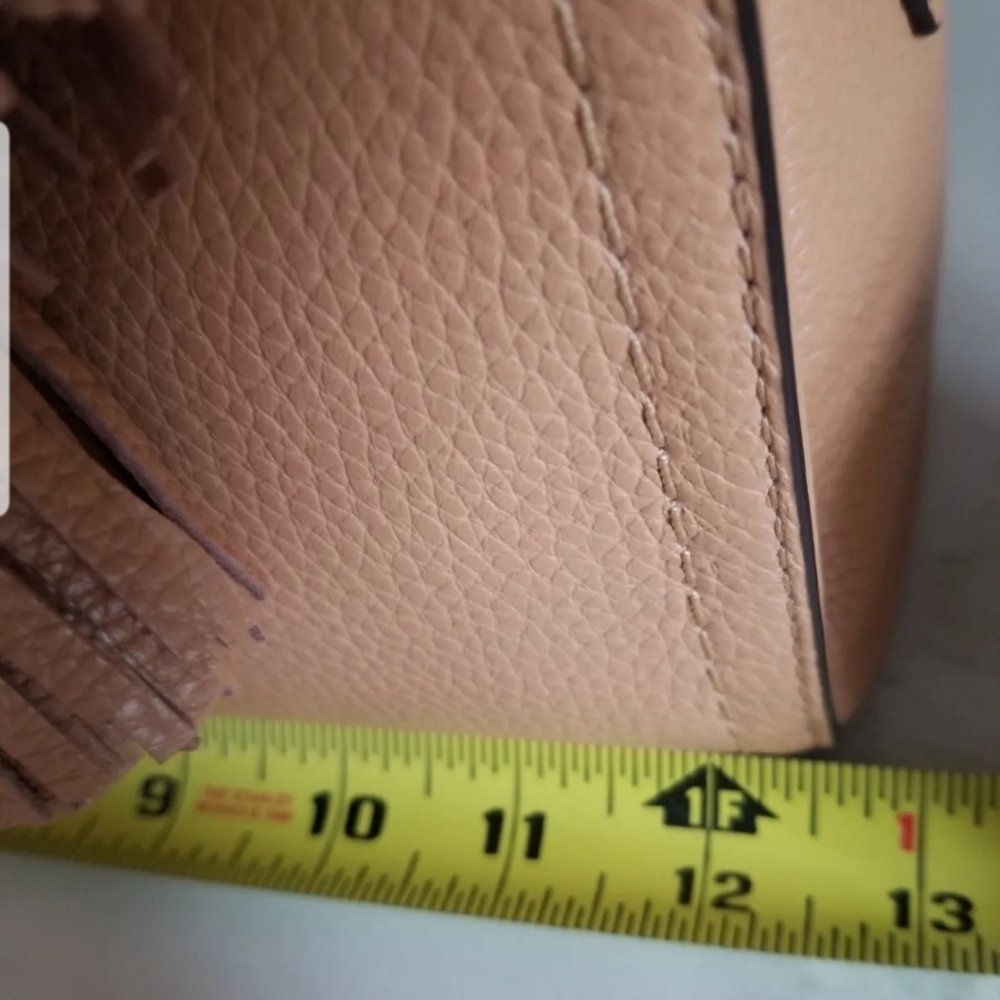 SOLD! NWT KATE SPADE ♠️ MARYAM PALMER DRIVER PEBBLED LEATHER Tiramisu/Tan - Picture 12 of 16